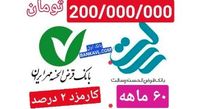 وام 200/000/000 تومانی قرض الحسنه بانک مهر ایران و بانک رسالت با سود 2 درصد آغاز شد
